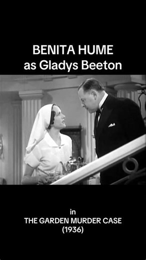 Benita Hume in THE GARDEN MURDER CASE (1936)! #classicfilm #classicmovies #filmhistory #foryou