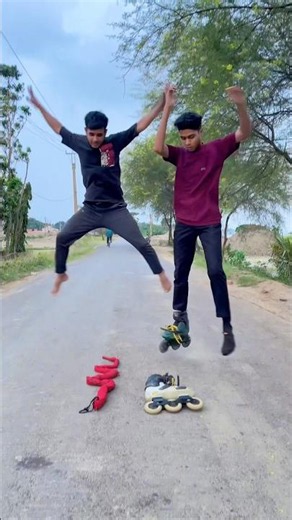 Unique Skating Skills and Techniques You 😇😲 #tiktok #ytshorts #rollerskating #inlineskatingwheels