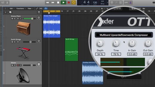 Xfer Records出品的 免费 多段压缩器 OTT