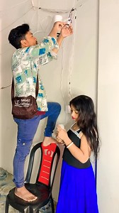 Nice video electric service man🤩🤣 #reels #comedy #funny #vairal | SP Family