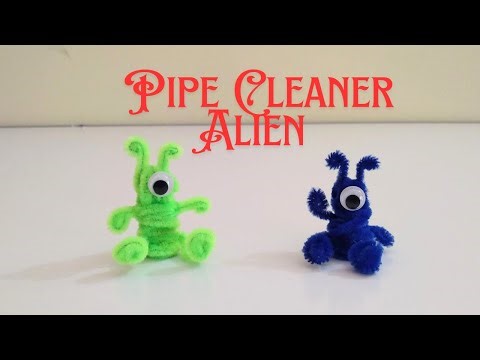 Pipe Cleaner Alien | Pipe Cleaner Craft | Cute Craft