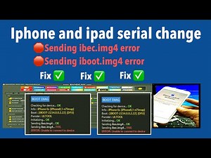 Iphone serial change by unlocktool, Unlocktool sending iboot.img4, sending ibec.img4 error solve