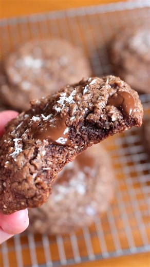 Coconut Chocolate Cookies! 🥥 This one is for my coconut lovers. These are soft and chewy cookies exploding in flavor! Every bite is full of so much delicious chocolate and coconut! Get the full recipe in the comments below ⬇️ OR comment recipe to get it sent directly to your inbox! 🤎 | Taffey Bakery