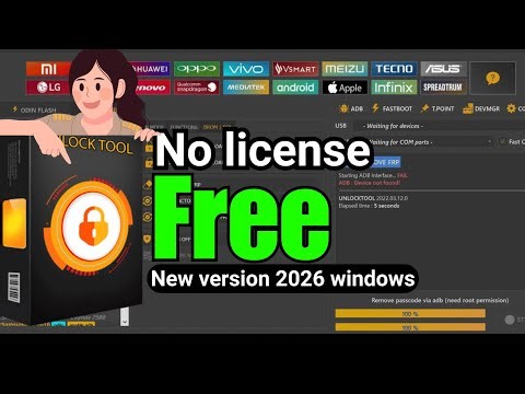 COMMENT INSTALLER UNLOCKTOOL AVEC LA LICENCE GRATUITE 2026 (NO Fake 🤝)
