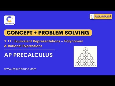AP Precalculus | 1.11 | Equivalent Representations of Polynomial & Rational Expressions