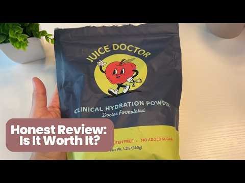 Honest Review: Juice Doctor Hydration Powder Electrolytes, Electrolyte Drink Mix | Worth It?