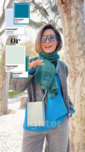 Analogous color harmony 💙💚 Watch the full video for a deep dive 🔗