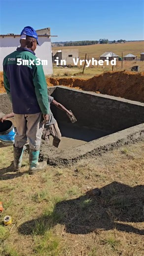 New 5mx3m Swimming Pool Construction in Vryheid