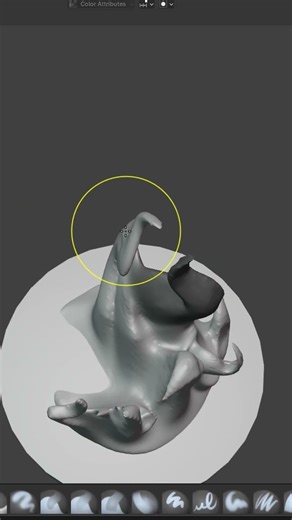 Just sculpting a bit of fire #3dprinting #trenchcrusade #kitbash