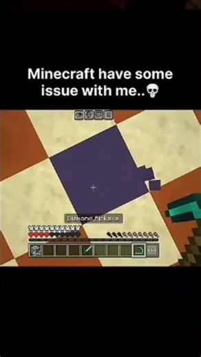 Minecraft have some issues with me 💀