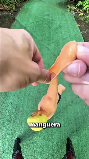 The toy doll ended up exploding with water 😱