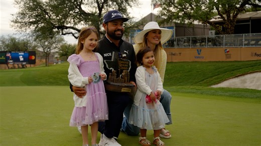 Mic’d up with J.J. Spaun after winning Valero