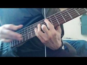 Soothing melodic sweeping and tapping on bass