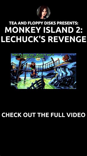 The biggest tiny bully on Scabb Island: Monkey Island 2: LeChuck's Revenge SE #RetroGaming