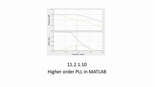 【锁相环PLL】2.1.10 High Order PLL in MATLAB
