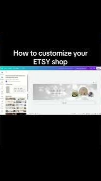 How to edit your ETSY’s banner in free.