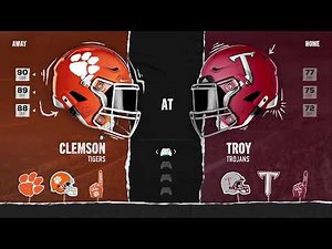 College Football FullGame-Clemson vs. Troy: Week 11, Game 3, Southern Atlantic Conference