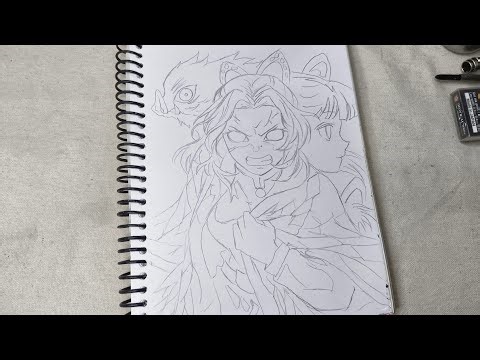 Shinobu Pencil Color Art 🌸 | Insect Hashira Drawing | Demon Slayer Fanart