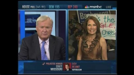 Matthews to Bachmann: 'Are You Hypnotized?' Bachmann Zings: Have You Lost Your Leg Thrills?