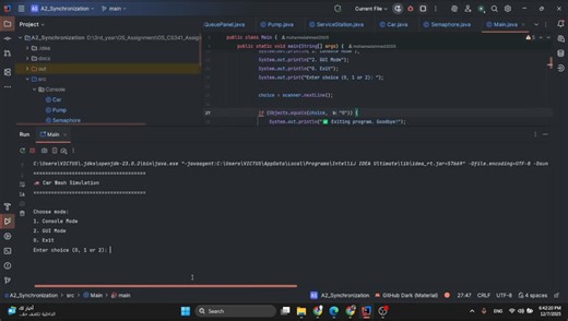 #java #operatingsystems #concurrency #threads #javaswing #producerconsumer #simulation #teamwork #cairouniversity #fci | Mohamed Ahmed