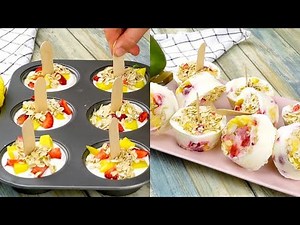 Yogurt and fruit popsicles: simple to prepare and perfect for a delicious snack