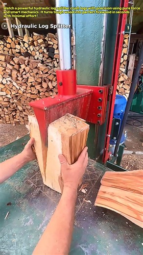Splitting Firewood Fast : How This Hydraulic Log Splitter Works!