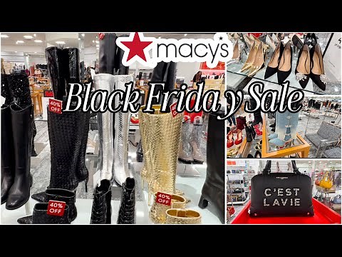 Macy’s Black Friday Sale 40% - 50% OFF Select Heels Boots Sneakers Browse With Me