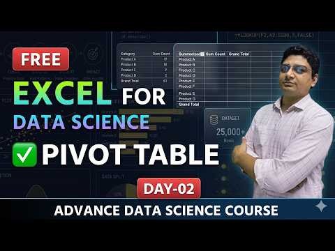 Data Science Free Course [Day 2] : Master Excel Pivot Tables