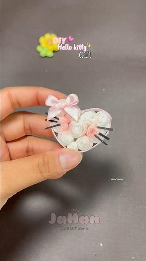 DIY hello kitty gift ideas 💖🎁 #diy #craft #giftideas #shortvideo #hellokitty