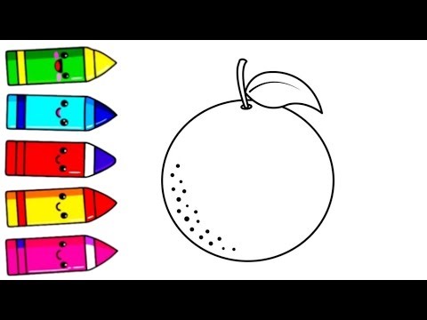 How to Color an juicy Orange 🍊