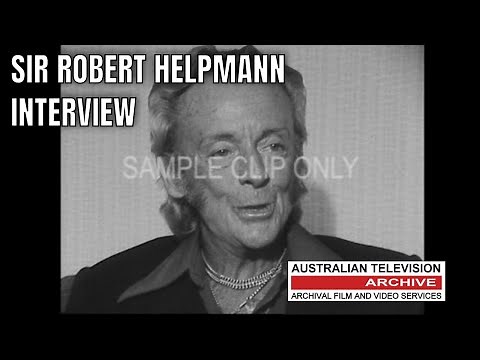 Exclusive Look at Sir Robert Helpmann's Genius - Never-Before-Seen Interview and Archive Footage.