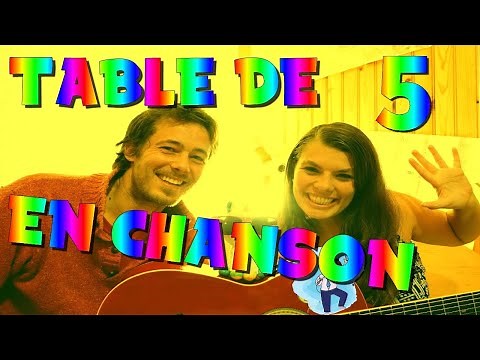 TABLE DE MULTIPLICATION de 5 en MUSIQUE 🎤