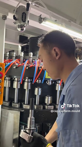 Cap mould installed in cap compression molding machine