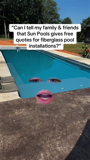 you can tell everybody! 🌞 & if your family and friends want a FREE FIBERGLASS POOL QUOTE, just fill out this link below! https://sunpools.com/contact-us/request-a-fiberglass-pool-quote/ #fiberglasspools #fiberglasspool #pooltok #poolsoftiktok #backyardpool