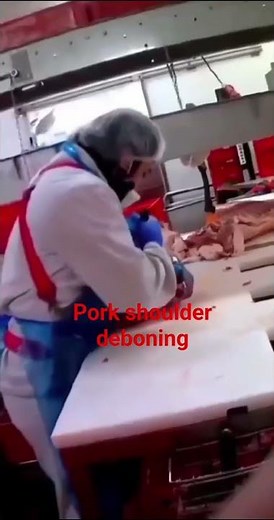 #pork shoulder deboning process
