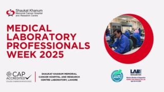 In honour of Medical Laboratory Professionals Week 2025 (April 20–26) 🔬🧪, we recognise the dedication and expertise of our laboratory professionals and staff at Shaukat Khanum Memorial Cancer Hospital and Research Centre, Lahore. Their behind-the-scenes efforts play a key role in accurate diagnoses and support effective treatment. We thank them for their unwavering support and commitment. #Lab4Life #MLPW25 #SKMCH #Pathology #SKMCHLab #UnsungHeroes | Shaukat Khanum Memorial Cancer Hospital and 