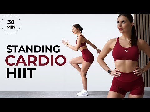 30 MIN STANDING CARDIO HIIT WORKOUT- Intense Fat Burn | No Repeats | No Equipment