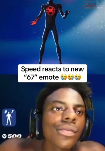 IShowSpeed's Hilarious Reaction to the 67 Emote