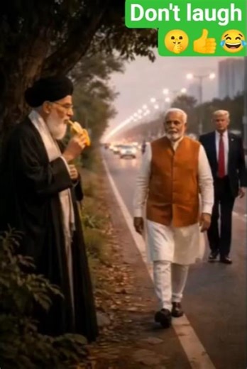 “After seeing Khamenei, Trump, and Modi together, what prank did he play with Modi?#funny #trump#lol