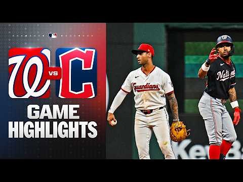 Nationals vs. Guardians Game Highlights (5/26/26) | MLB Highlights
