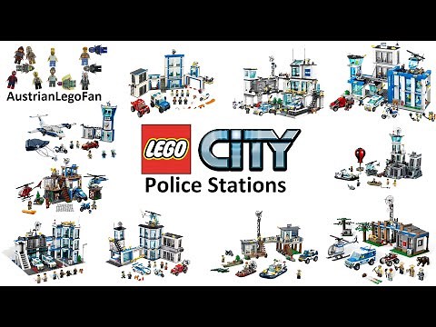 All LEGO City Police Stations 2008 - 2020 Speed Build