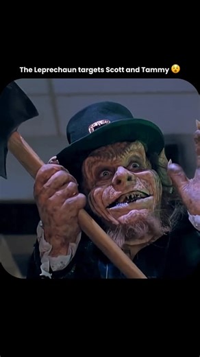 Movies Tv Films on Instagram: "Follow @moviestvfilms 🎥 Leprechaun (1993) 🍀🔪 Horror / Comedy / Fantasy | 1h 32m Ratings: ⭐ IMDb: 4.8/10 🍅 Rotten Tomatoes: 27% Critics / 32% Audience Overview: Cheesy, campy, and cult classic levels of ridiculous, Leprechaun follows a vicious little creature who will stop at nothing to reclaim his stolen pot of gold. When a group of unsuspecting people accidentally release him, the leprechaun unleashes a trail of brutal, over the top kills mixed with dark humor