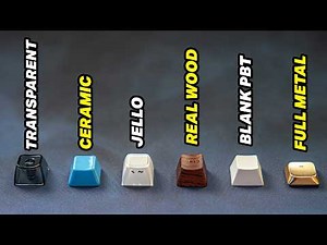 Trending keycap materials of 2026 🔥