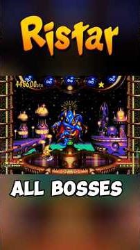 Ristar - All Bosses #viralgaming #retrogaming #ristar