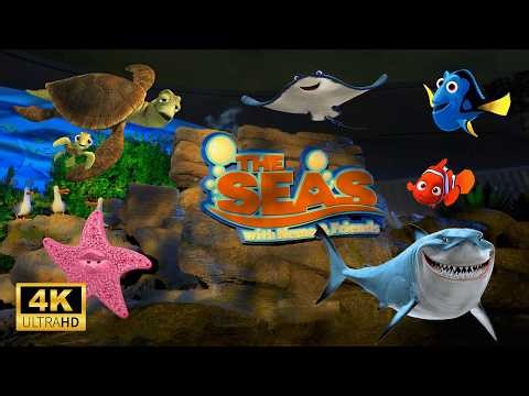 Disney World Ride 4K | Finding Nemo Ride at EPCOT Under the Sea Adventure