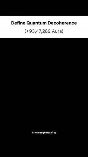 28K views · 27 comments | Quantum Decoherence States:...