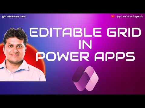 Editable Grid in Microsoft Power Apps