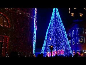 Disney World Dancing Christmas Lights to Trans Siberian Orchestra
