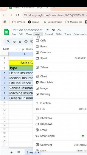 Create a Pie Chart in Google Sheets in Seconds! 🥧📊#shorts #excel #chart #tips #tricks