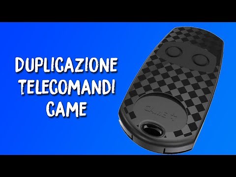 Come duplicare telecomandi cancelli CAME 2 o 4 tasti - How to duplicate Came top 432 ee